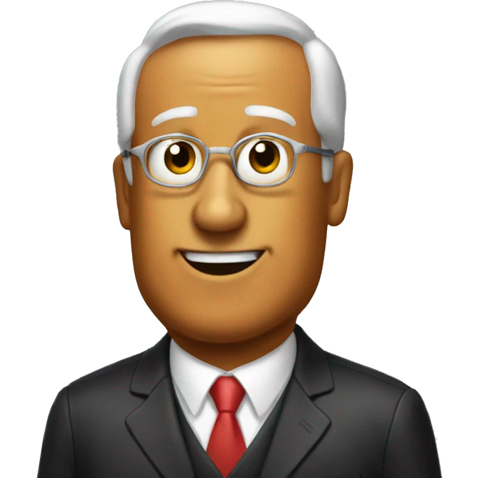 A hot dog as president emoji