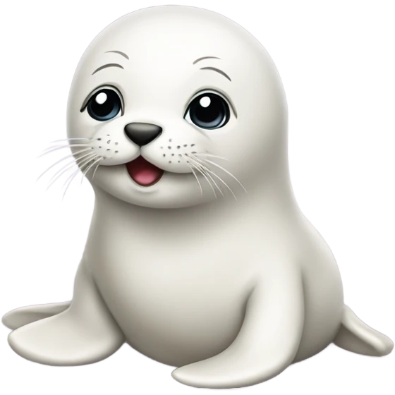 a cute baby seal emoji