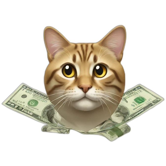 money with cat emoji