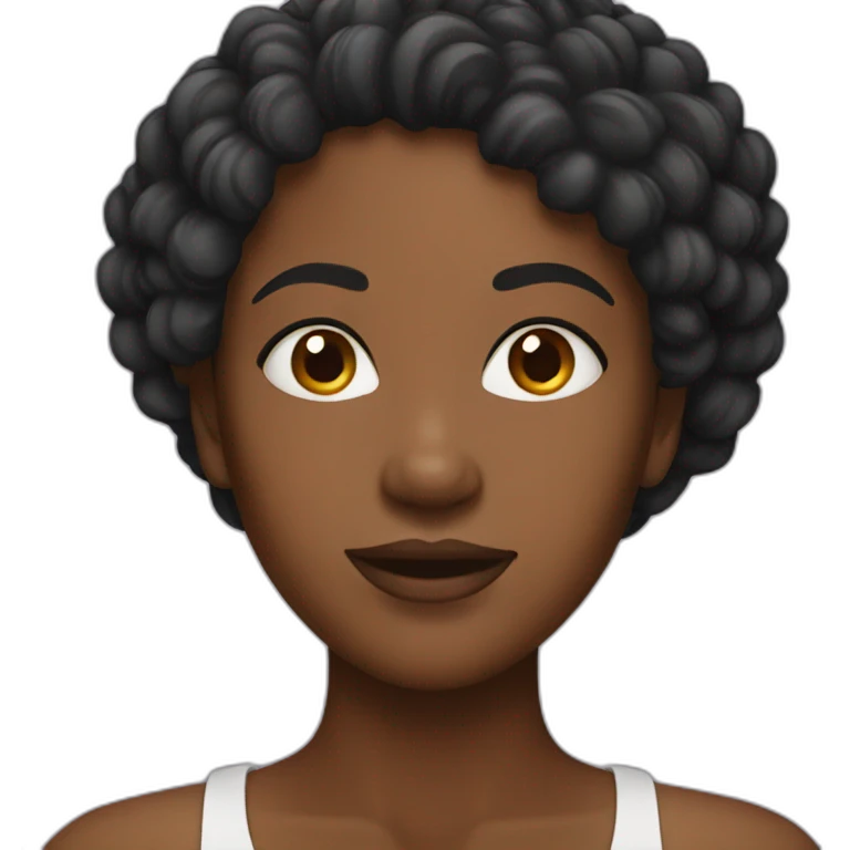 Black woman emoji