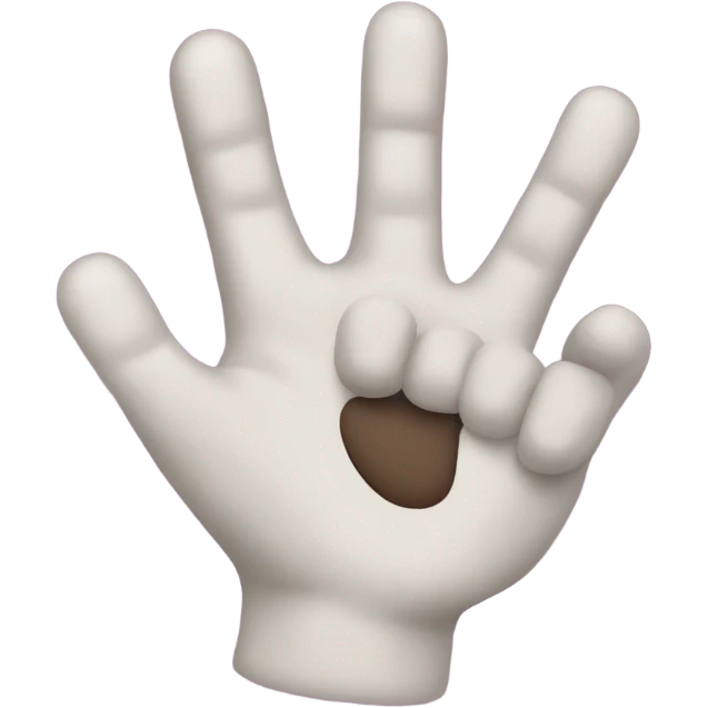 poil dans la main emoji