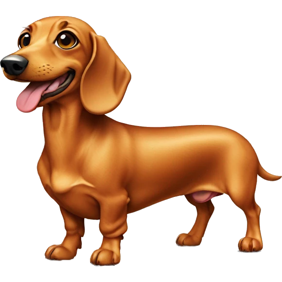 hot dog dachshund emoji