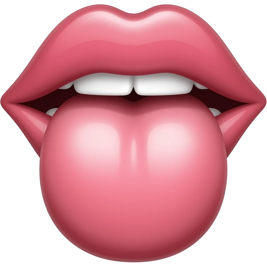 Licking coochie emoji