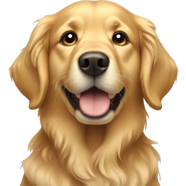 Golden retriever emoji