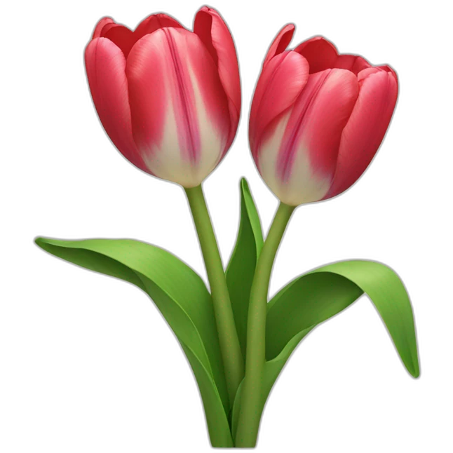 tulips emoji