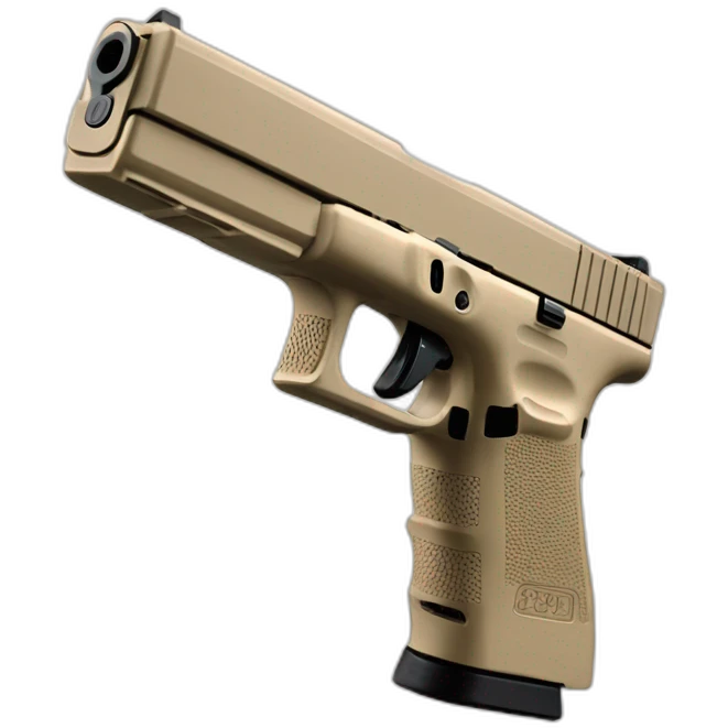 beige glock 17 emoji