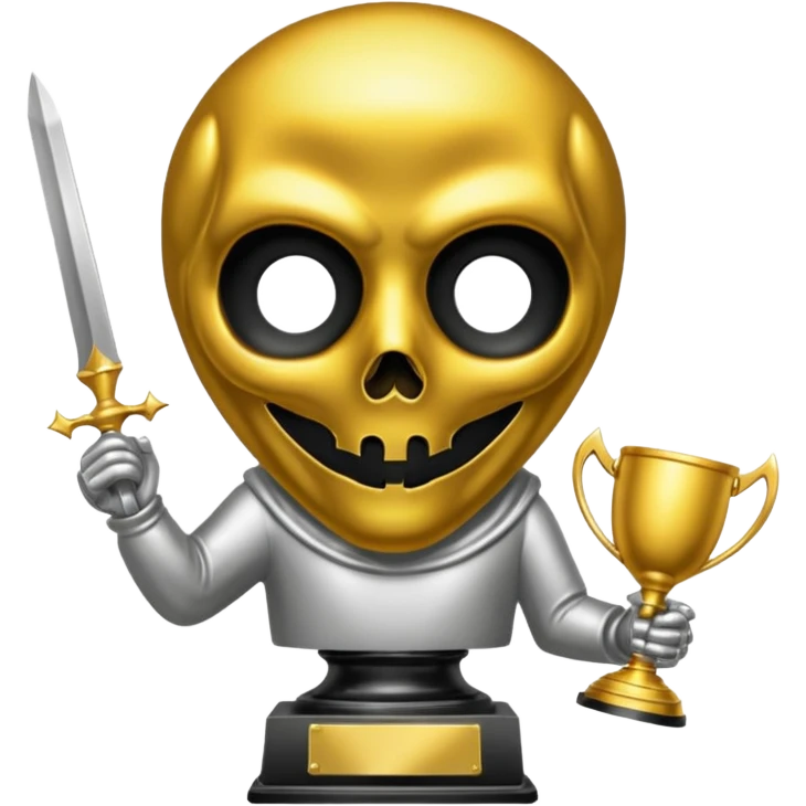 trofeu ghostface emoji