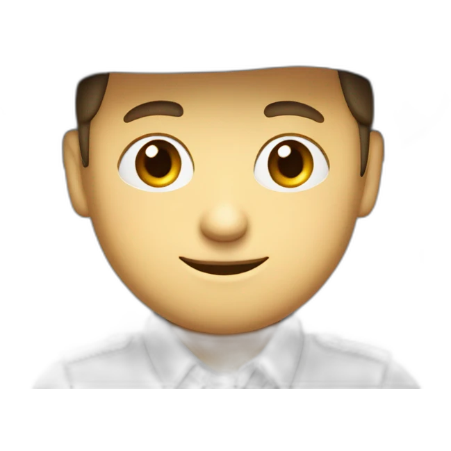 tim robinson wearing a grey fedora with a grey flap on the back white shirt emoji