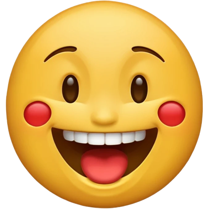 Classic iPhone laughing emoji  emoji