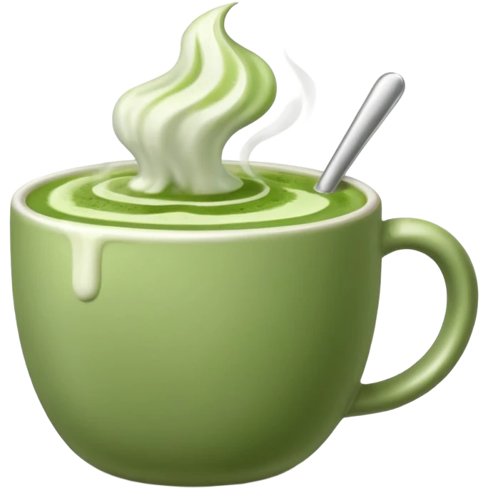 Matcha latte  emoji