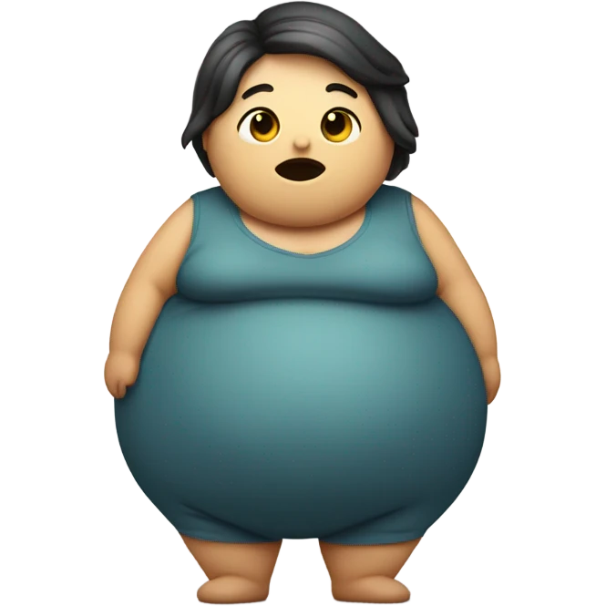 lucka with big fat belly emoji