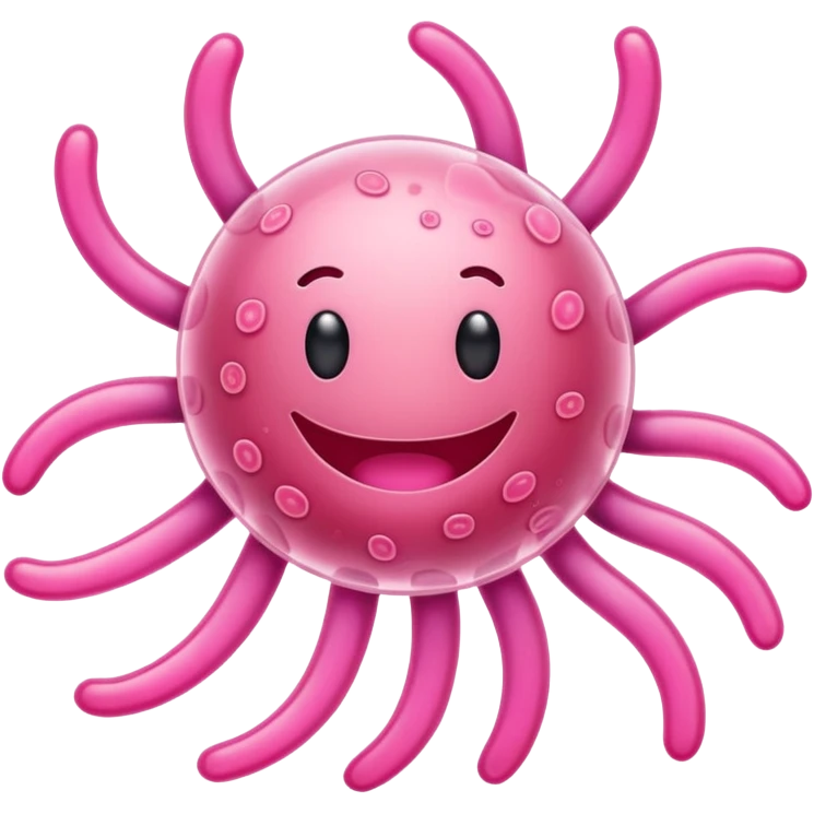 smiling bacterium emoji