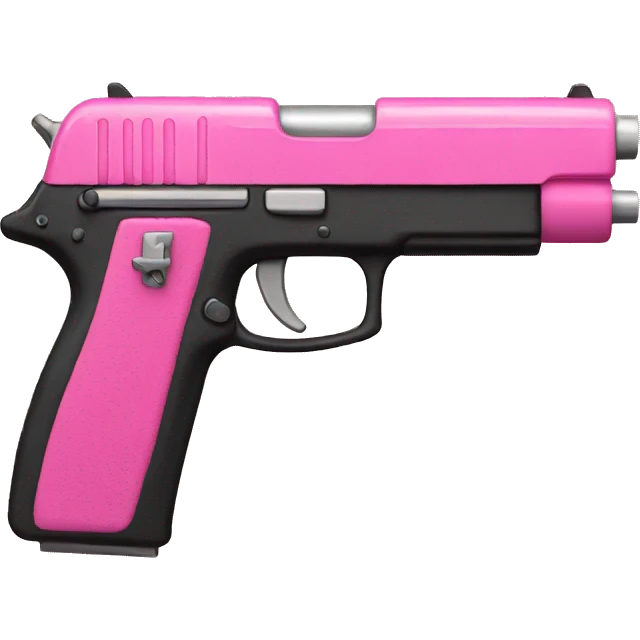 Pink gun emoji