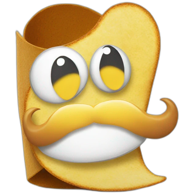Pringles moustache emoji