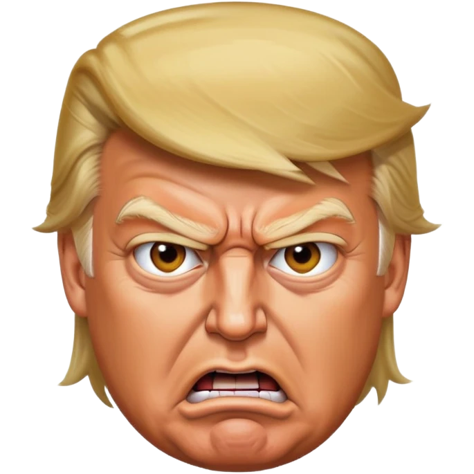 mad donald trump emoji