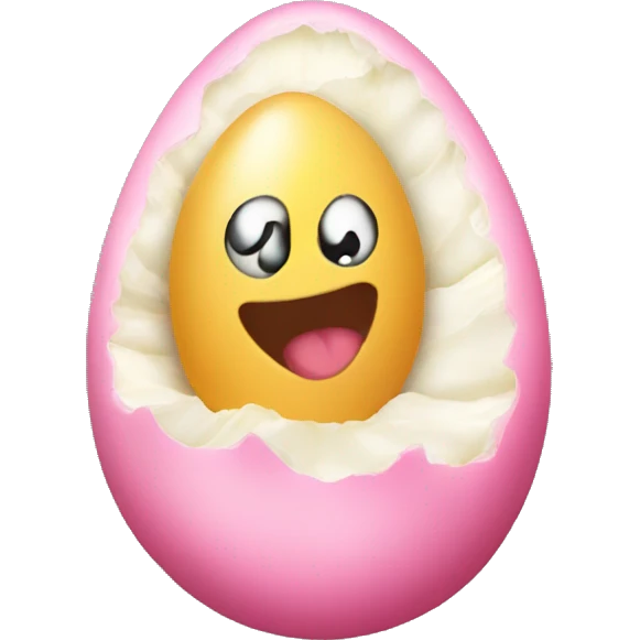 pink deviled egg emoji