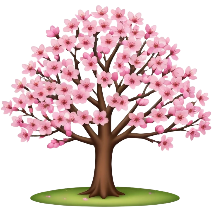 Cherry blossom tree emoji