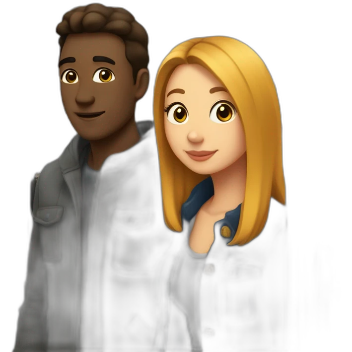 Homme dans un métro a côté d une femme qui pue emoji