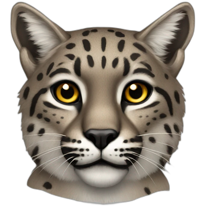 black-bobcat-full-body emoji