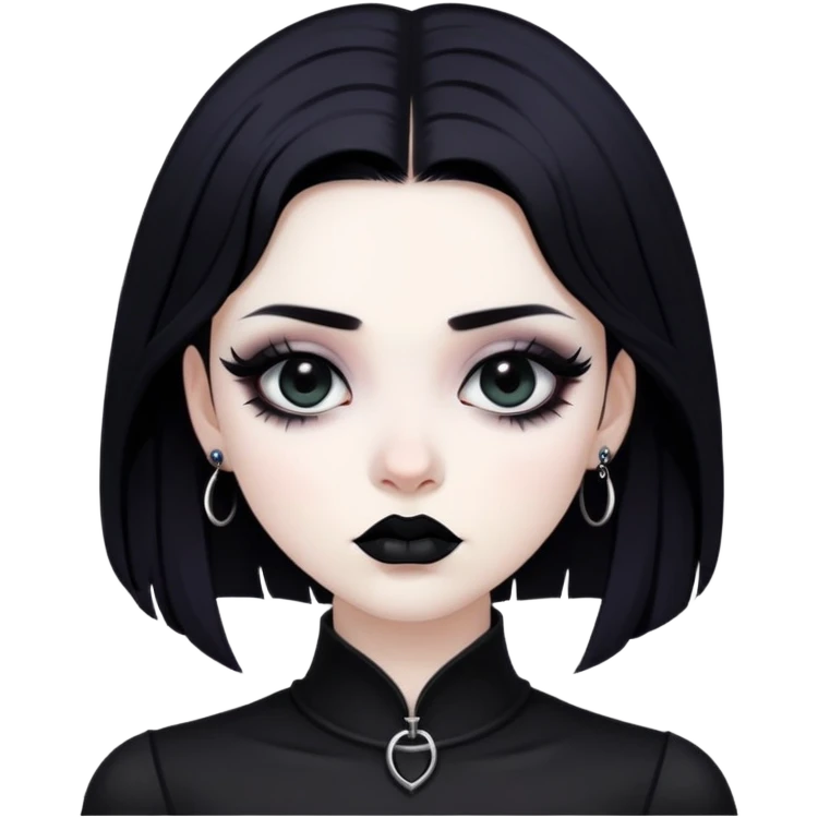 goth girl emoji