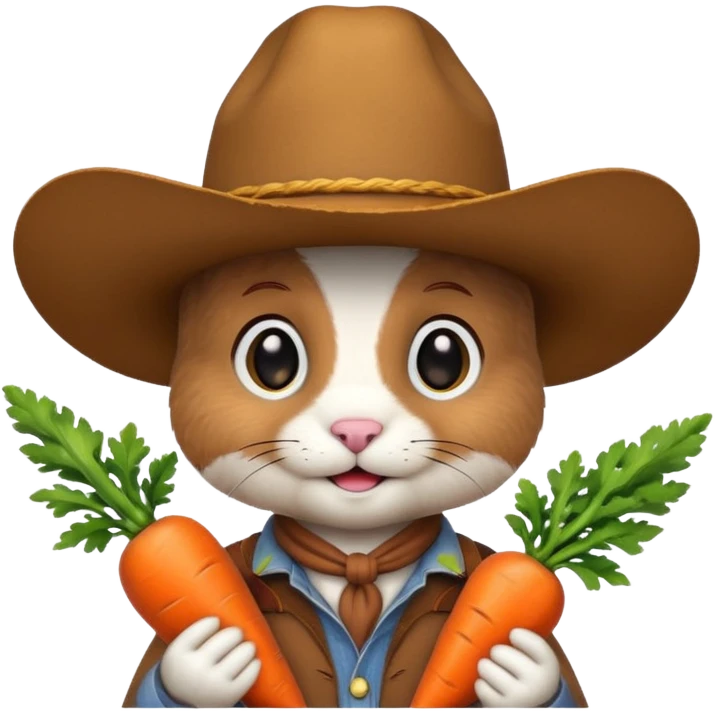 Cowboy bunny emoji