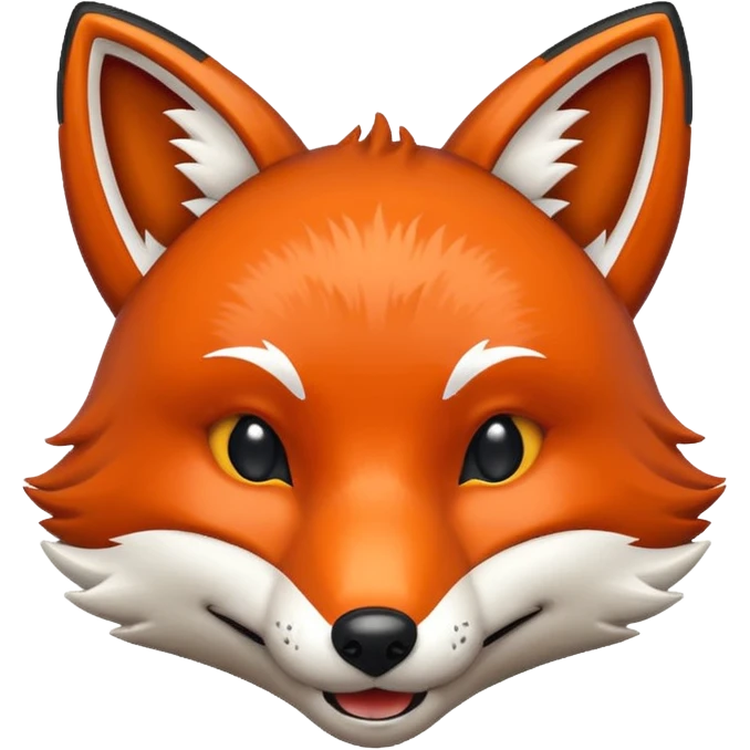 pixel grinning fox hacker logo emoji