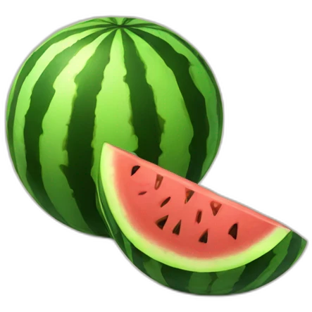 Watermelon bbq emoji