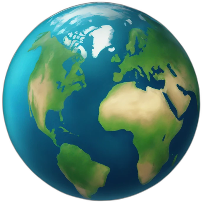 earth without USA emoji