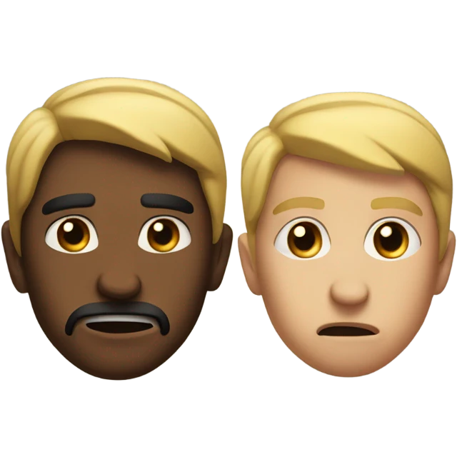 Stare down emoji