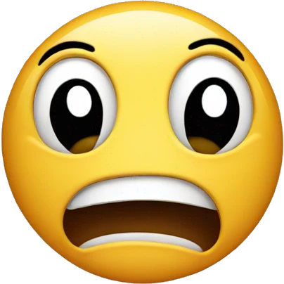 Shocked happy face emoji