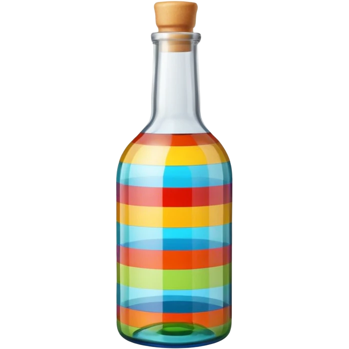 striped bottle emoji