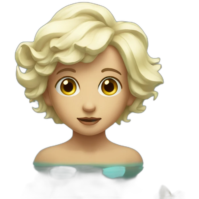 Narcissus gazing into a pool emoji