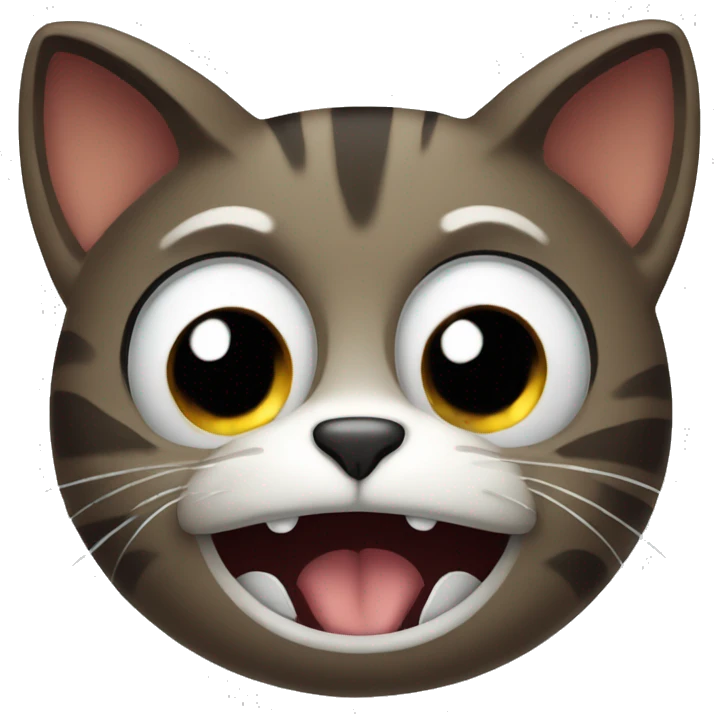 Scaredy cat emoji