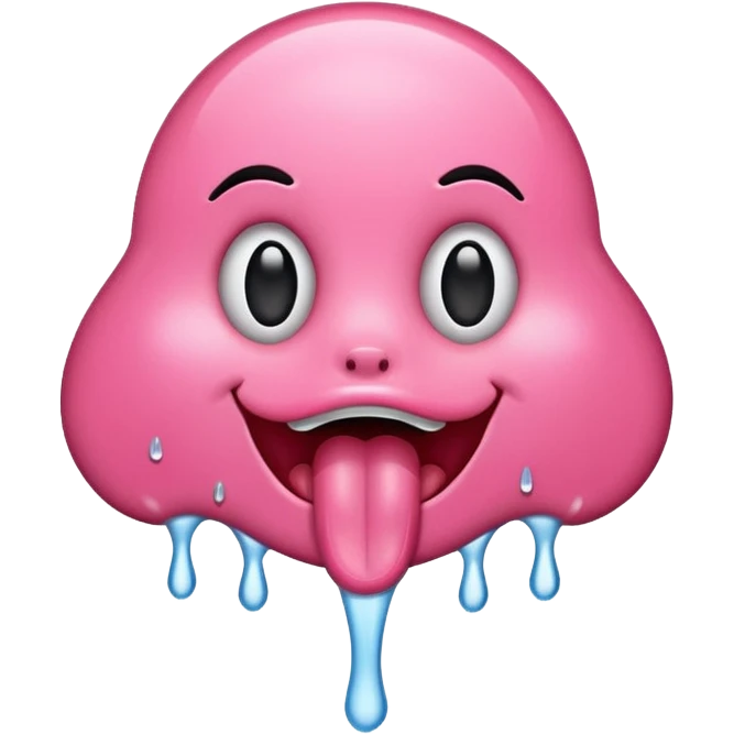 tongue out wet emoji