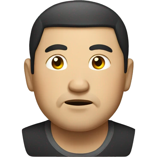heavy chinese man emoji