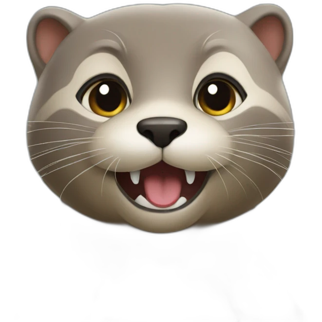 Chat sur loutre emoji