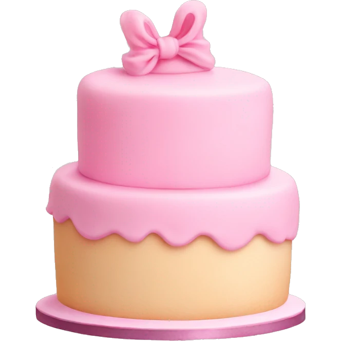 baby pink cake emoji