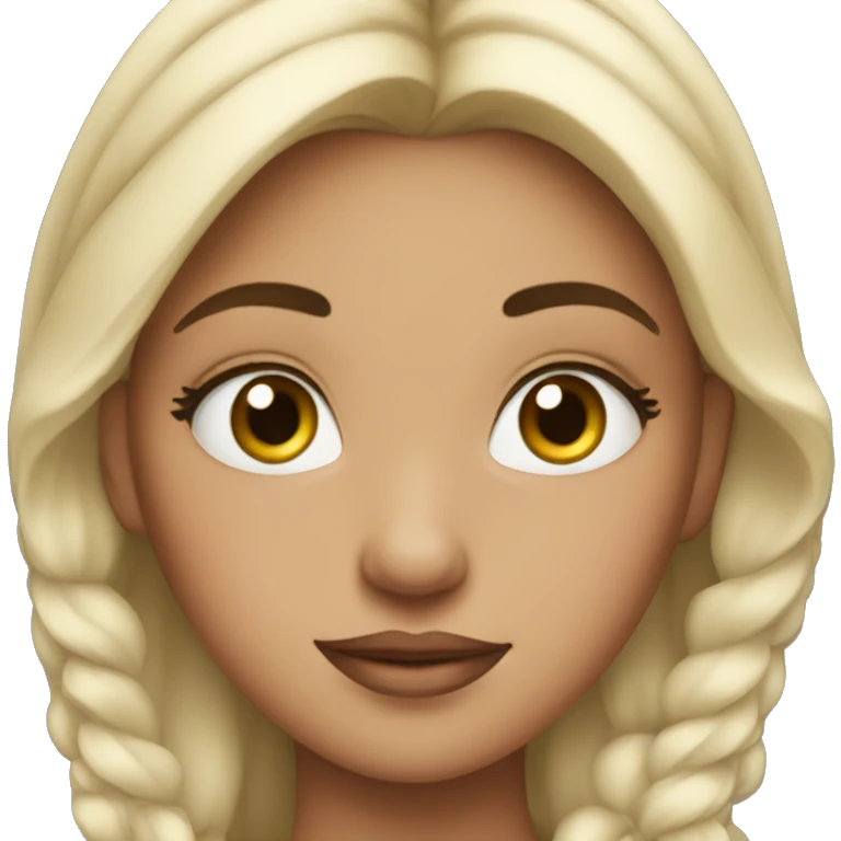 Princess with lashes emoji