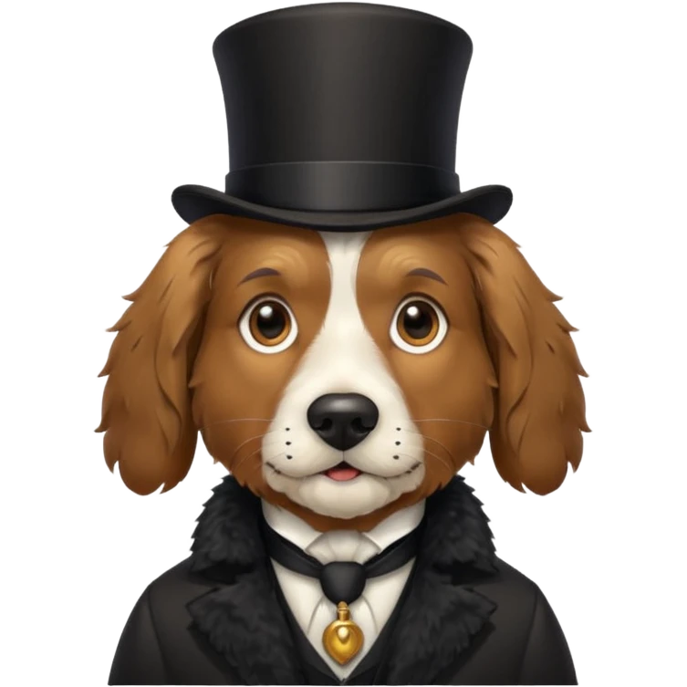 dog gentleman emoji