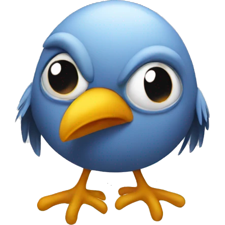 Bad bird  emoji