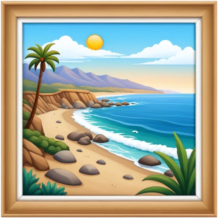 Wild, California, by the sea emoji