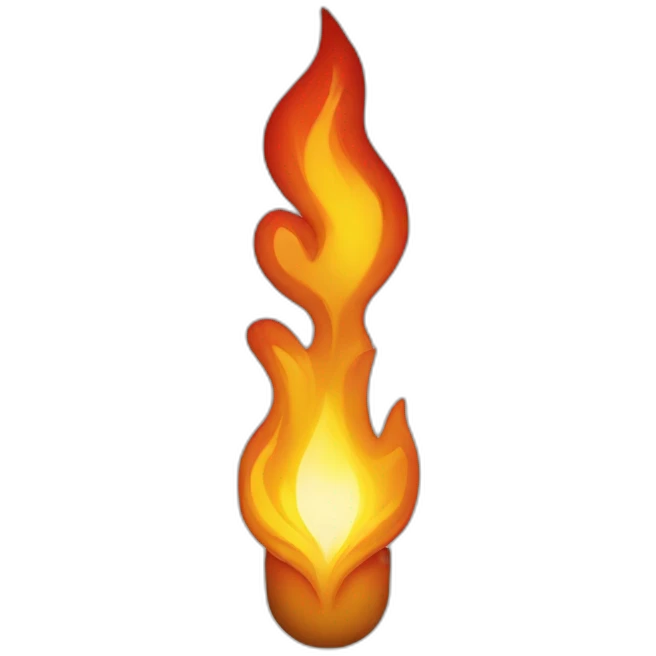 Cœur en feu emoji