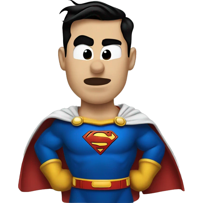 donald duck superman emoji