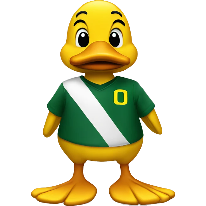 Oregon duck mascot emoji