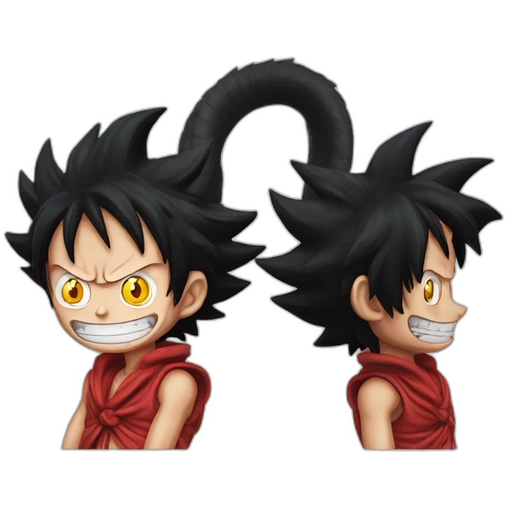 Monkey d Luffy Snakeman emoji