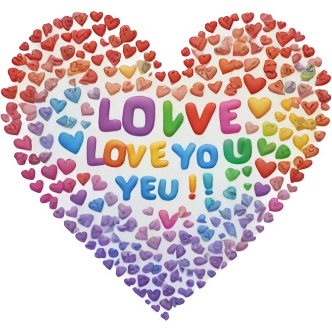 We love you!  emoji