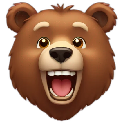Bear happy birthday  emoji