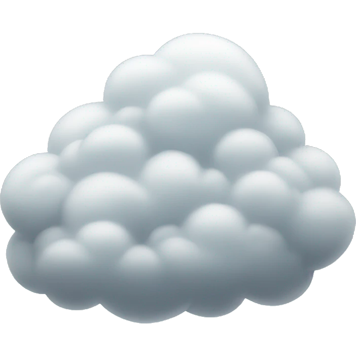 Cloud emoji