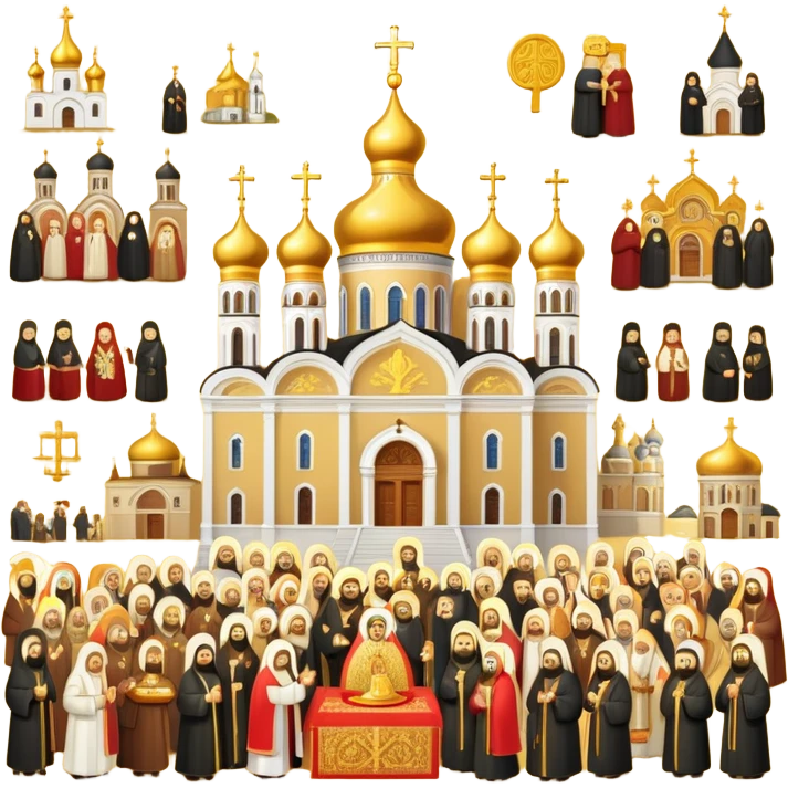 Russian orthodox church celebration emoji