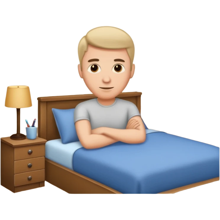 Guy’s bedroom emoji